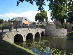 Oude brug in Elburg