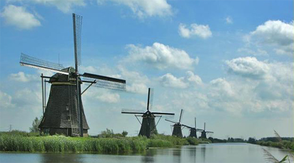Molens bij Kinderdijk
